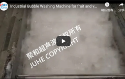 Industrial Bubble Washing Machine for fruit and vegetable washing